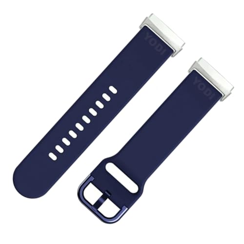 Image of YODI Watch Band Compatible with Fitbit Versa 4 / Fit bit Versa 3 / Fitbit Sense /Sense 2 Band, Soft Replacement Silicone Wristband for Women Flexible Waterproof Sport Watch Strap for Men Large