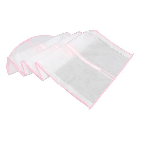 Happyyami Long Garment Bag Cover for Dresses and Bridesmaid Costumes Zippered Storage Bag for Wedding Gowns Easy to Clean Lightweight Compact Design for Travel and Home Use