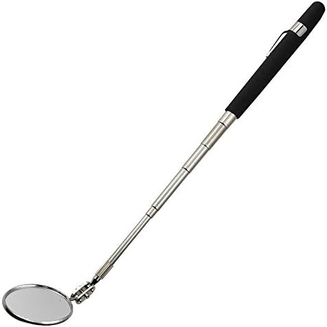 Tooluxe? 20734L Inspection Mirror | Two 2-1/4-inch Mirrors and 30-inch Retractable Handle by Tooluxe