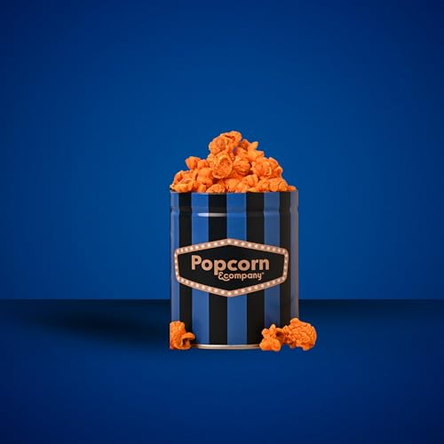Image of Popcorn & Company Cheddar Cheese Popcorn Regular Tin, 60 gm