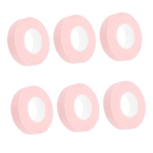 Ipetboom 6 Pack Lash Extension Tape Non-Woven Fabric Skin-Friendly Eyelash Grafting Tape for Beauty Care Comfortable Breathable Gentle Adhesive for Professional Use