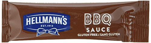 Hellmann's salsa Barbacoa Sin Gluten - caja con 198 Monoporciones de 10 ml