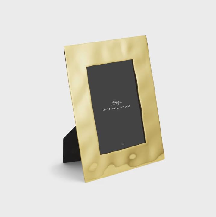 MICHAEL ARAM Reflective Gold Picture Frame 5 x 7 Photo