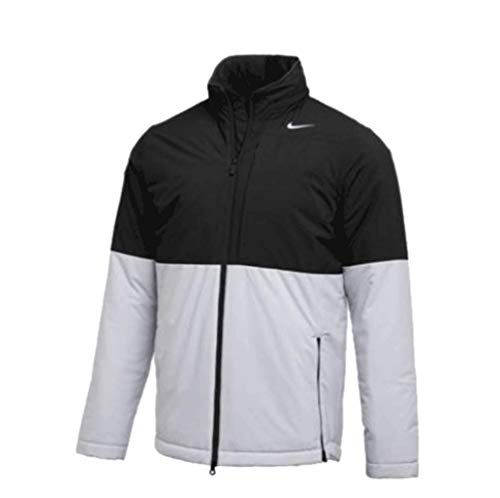 Nike Shield Heavyweight Jacket Black/Silver Size Large