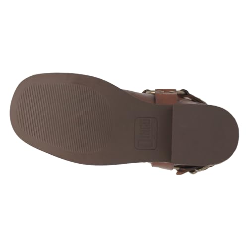 Image of Dingo Womens Blacklist Tooled Inlay Round Toe Pull On Motorcycle Casual Boots Mid Calf Mid Heel 2-3 inch