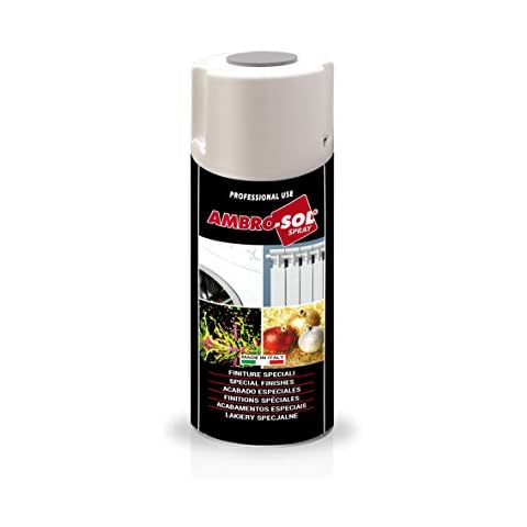 Ambro-Sol V400FLUOR6 Fluorescent Enamel Finish, Ideal for Materials Indoor and Outdoor, Recyclable Tinplate Canister, NET WT. 10.40 OZ. 400ml, Red Cover