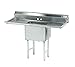 Advance Tabco FC-1-1818-18RL-X Fabricated NSF Sink with 1 Compartment, 24" x 54", Metallic