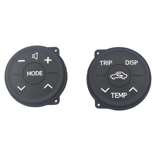 Bouton de commande multifonction pour volant Toyota Prius 30 Remplacement boutons usés 2 pièces