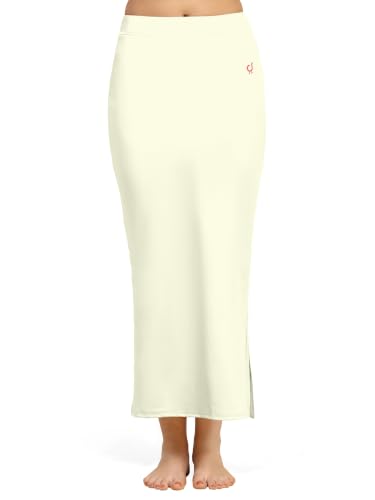 Image of TRENDMALLS Women's Polyester Spandex Stretchable Straight Saree Shapewear Petticoat for Women, Cotton Blended, Skirts for Women, Saree Shaper