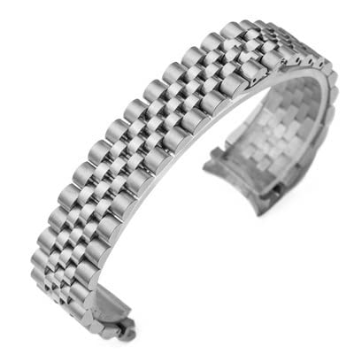 Klasyczny pasek do zegarka ze stali nierdzewnej 13 17 20 mm, do roli X Oyster Perpetual DateJust srebrna złota męska bransoletka na nadgarstek