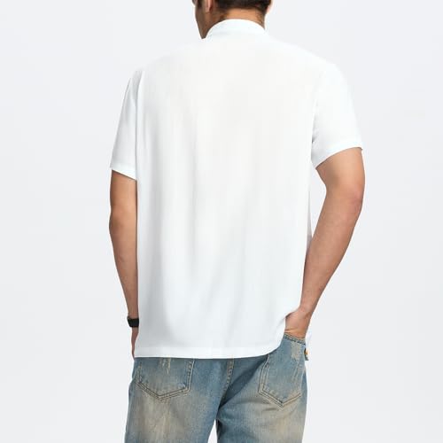 Zando Cinco De Mayo Shirt for Men – Mexican Traditional Theme Guayabera Outfits Short Sleeve Fiesta Dress for Festival Party4