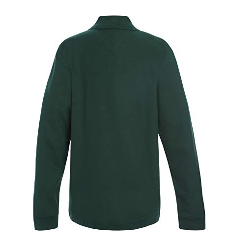 Tommy Hilfiger Kids' Long Sleeve Pique Co-ed Polo Collar Shirt, Boys & Girls School Uniform Clothes2