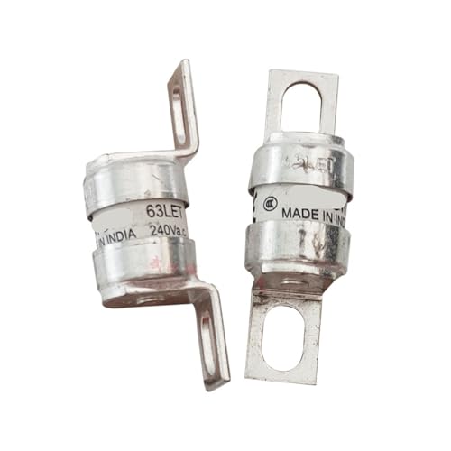 2 fusibles 80LET 80A 240V BS88 de remplacement pour circuit électrique