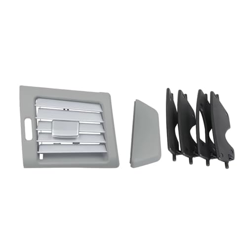 Compatible With For For R300 For R320 For R350 に適合車フロント左右エアコンACベントグリルアウトレットカバー リアエアベント(Gray Silver)