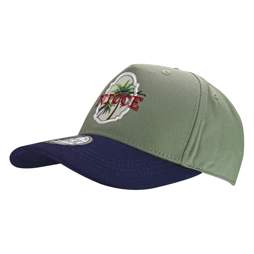 Casquette baseball homme Nicce en coton avec badge brodé Deilen