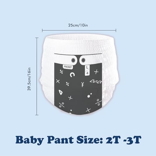 Image of Minime Baby Training Pants - Size 2T-3T (20-34 lbs), 66 Count, Premium Hypoallergenic Training Underwear, Fragrance Free Disposable Baby Diaper Pants
