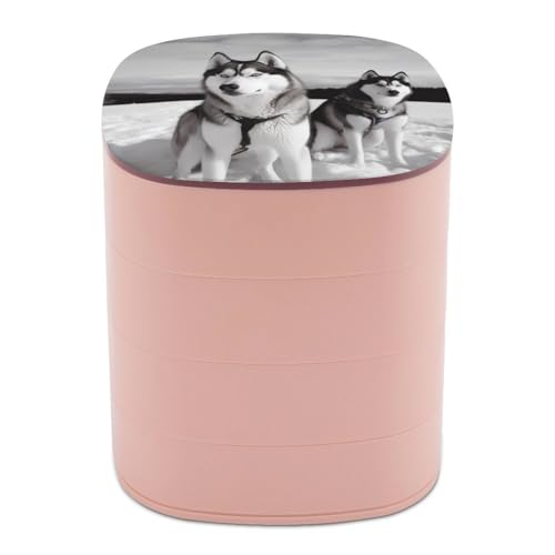 VstaDank Husky Dogs �X�m�[�W���G���[�{�b�N�X �g���x���W���G���[�I�[�K�i�C�U�[ 4�w��]�W���G���[�g���C�P�[�X �~���[�t�� �|�[�^�u���W���G���[�P�[�X �������� �������� �C�������O���[�{�b�N�X
