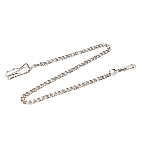Cadena de reloj de bolsillo anti caídas de bronce con eslabón de aleación de 36,5 cm