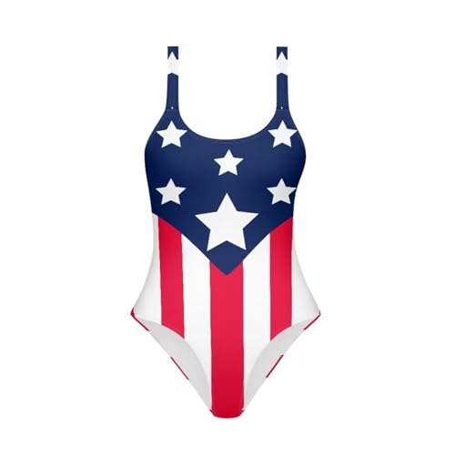 Image of One Piece Bathing Suit for Girl Kids Cute Beach Sport Swimwear U Back Scoop Neck Summer Swimming Pool Beachwear