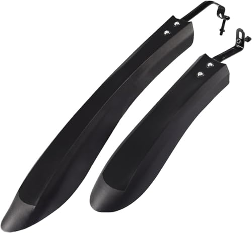 YGYGY 自転車マッドガードセット ポータブル自転車フェンダー 延長と拡張 ロードマウンテンバイク 自転車 サイクリング フロントとリア マッドガードフェンダー 24/26インチのMTBロードバイクに対応