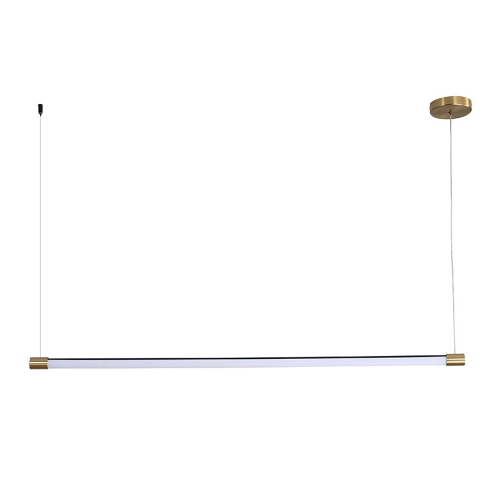 Lampadario a Sospensione a LED, lampadario lineare Dorato per Isola Cucina, Lampada a Sospensione Minimalista per soffitto, lampade da Tavolo da Pranzo e Ufficio, lampadari a 3 MOD