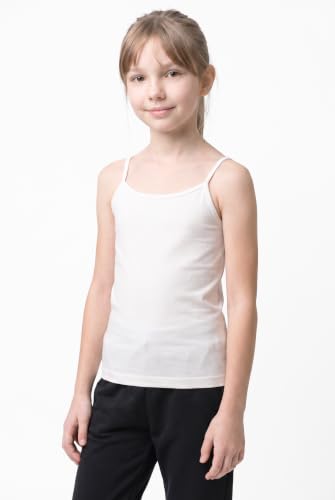 Image of Kurve Girl's Sleeveless Tank Top - Stretch Undershirts Cami Camisole, UV Protective Fabric, Rated UPF 50+ (Made in USA)