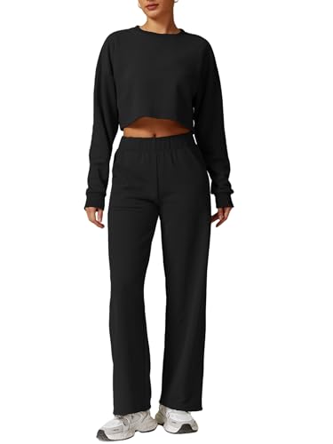 Ensemble de survêtement 2 pièces vêtement femme décontracté pour voyage et automne