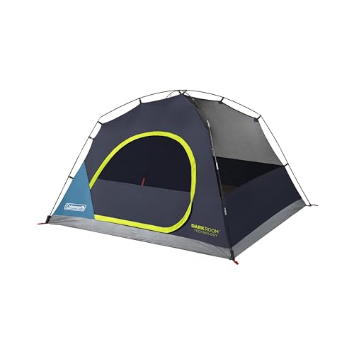 Coleman 4/6/8/10 Person Skydome Dark Room Tent with Rainfly, 5 Minute Setup, Blocks 90% of Sunlight, 20% More Headroom T - Additional View
