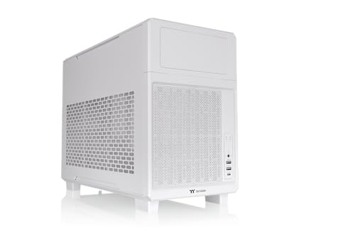 Boîtier Micro ATX Thermaltake TR200 Blanc avec USB-C et Ventilateur 120mm