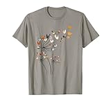 Cute Dandelion Chickens Lover Shirts for Women Girls Teen T-Shirt