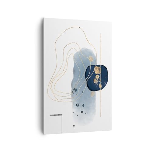 Tableau decoration murale 80x120cm abstraction moderne pour salon