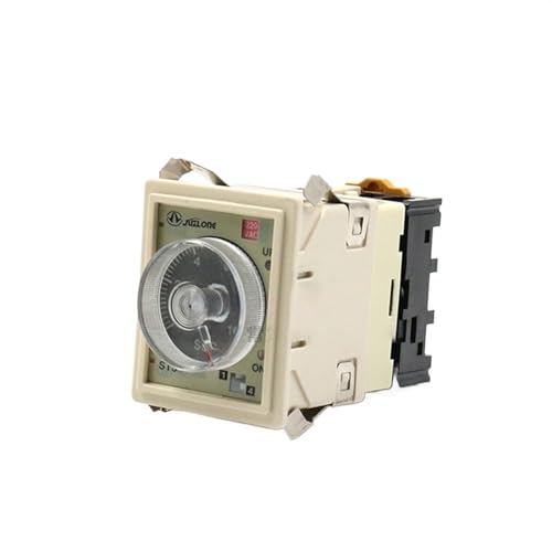 1 Pcs 0.05s-12h DC24V AC220V AC380V Time Relay Power-On Delay Black Base 8 Pin 41x56x86.5mm Adjustable Timer(DC 24V -F)