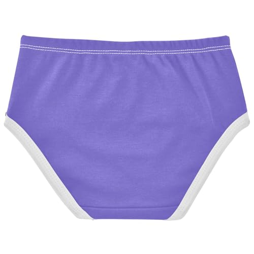 Joisal Cotton Girls Underwear Toddler Purple Blue Cute Panties Girl Artistic Undies Kids Briefs 2t2