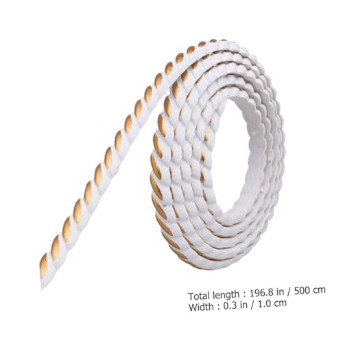 Moldura de esquina flexible autoadhesiva PVC para borde de azulejo y protector de pared decorativo 3