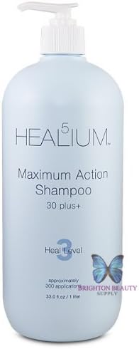 Healium Maximum Action Shampoo Hydration Level 3 33oz / 1L
