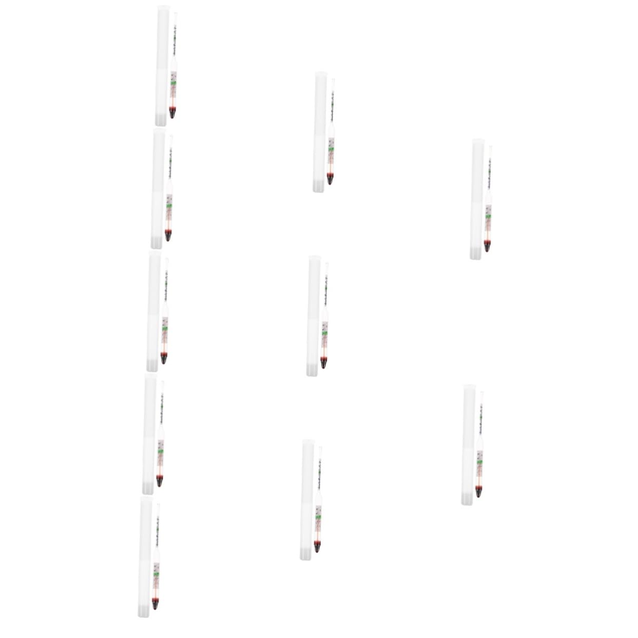 UPKOCH 10 Sätze Salzgehaltmesser für Meerwasser Messgerät Dichte Hydrometer digital Meeresaquarium Hydrometer Salzwasseraquarium Tank Salzwasser-Hydrometer Salzwasseraquariumzubehör Glas