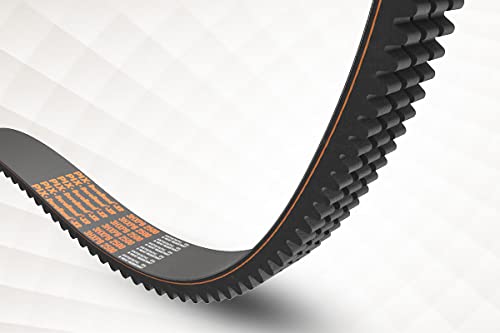 PIX 4H5VX900 Banded Cogged V-Belt – 5VX Profile, 5/8" x 90" OC, 4 Band, Raw Edge Industrial Rubber Drive Belt for Compressors, Generators & Mining Equipment