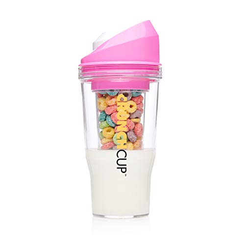 The CrunchCup - A Portable Cereal Cup - No Spoon. No Bowl. It's