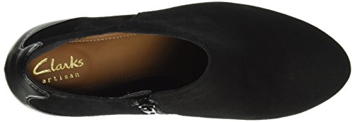 Clarks Chorus True, Stivaletti Donna, Nero (Black