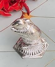 Pushpam Jewellers 999 Pure Silver Mouse/Mushak Ji/Ganeshji ki Sawaari Idol|for Puja and Gifting|BIS Hallmarked|4-8 GMS