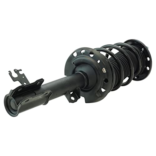 Image of TRQ Front and Rear Complete Strut Assembly & Shock Absorber Kit Complete Strut & Coil Spring Assembly Compatible with 2003-2011 Saab 9-3