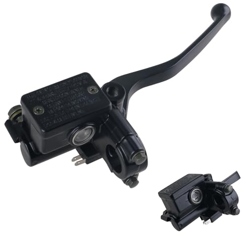 Hauptbremszylinder vorne rechts 7/8 '22mm, Kupplungshebel Motorrad Bremshebel Universelle rechten Hebel Pumpe für 50-150CC Motorräder Quad Bike E-Scooter ATV Geländemotorräder