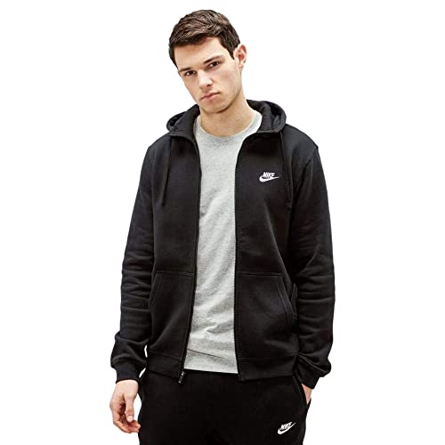 Image of Nike Men's Polyester Cotton Crew Neck Hoodies