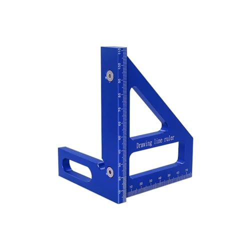 Règle triangulaire pour le travail du bois éliminant les erreurs d'angle de coupe