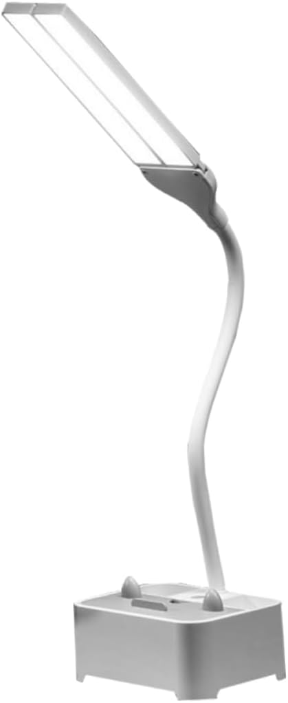 balacoo 1set Portable Dual- Table Lamp Eye Rechargeable Night Light for Home Study and Bedroom Use Smooth Easy to Carry USB Charging