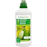Purgrün® Indianerbanane-Dünger 1 Liter – Schnell wirksame mineralische Rezeptur – Premium-Flüssigdünger mit Spurennährstoffen – NPK 10+4+6 – Stärkt die Widerstandskraft – Für kräftiges Wachstum