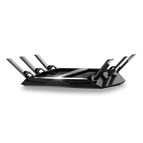Image of Netgear R8000P-100NAS Nighthawk X6S AC4000 Tri-Band Gigabit WiFi Router with MU-MIMO, Compatible with Amazon Echo /Alexa (R8000P)