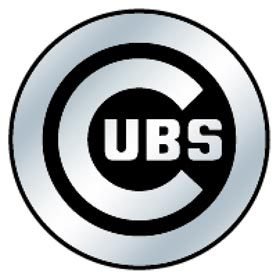 Chicago Cubs MLB Silver Auto Emblem