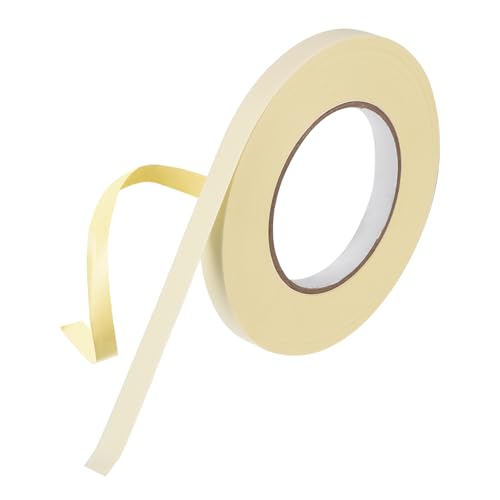 Image of MECCANIXITY Insulating Acetate Roll Cloth Adhesive Tape, 0.5in x 98ft White Electrical Heat Resistant Fabric Tape for Laptop Electric Automotive Guitar Repair Wire Harness