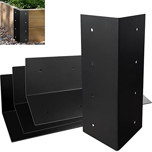 Tigerden Set of 4 Raised Garden Bed Corner Brackets for...